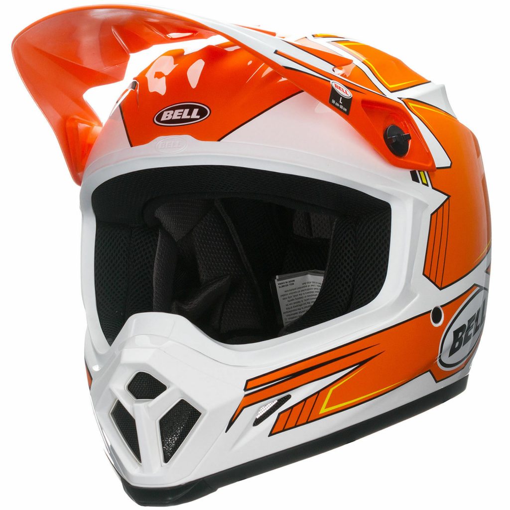 Bell MX-9 Blockade Orange Helmet M 