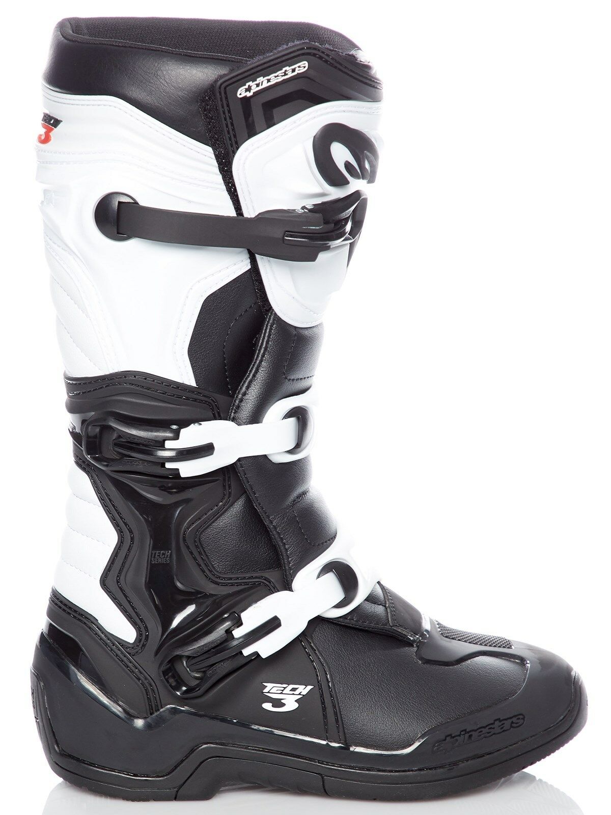 Alpinestars TECH 3 Motocross/Off-Road Boots Black White 