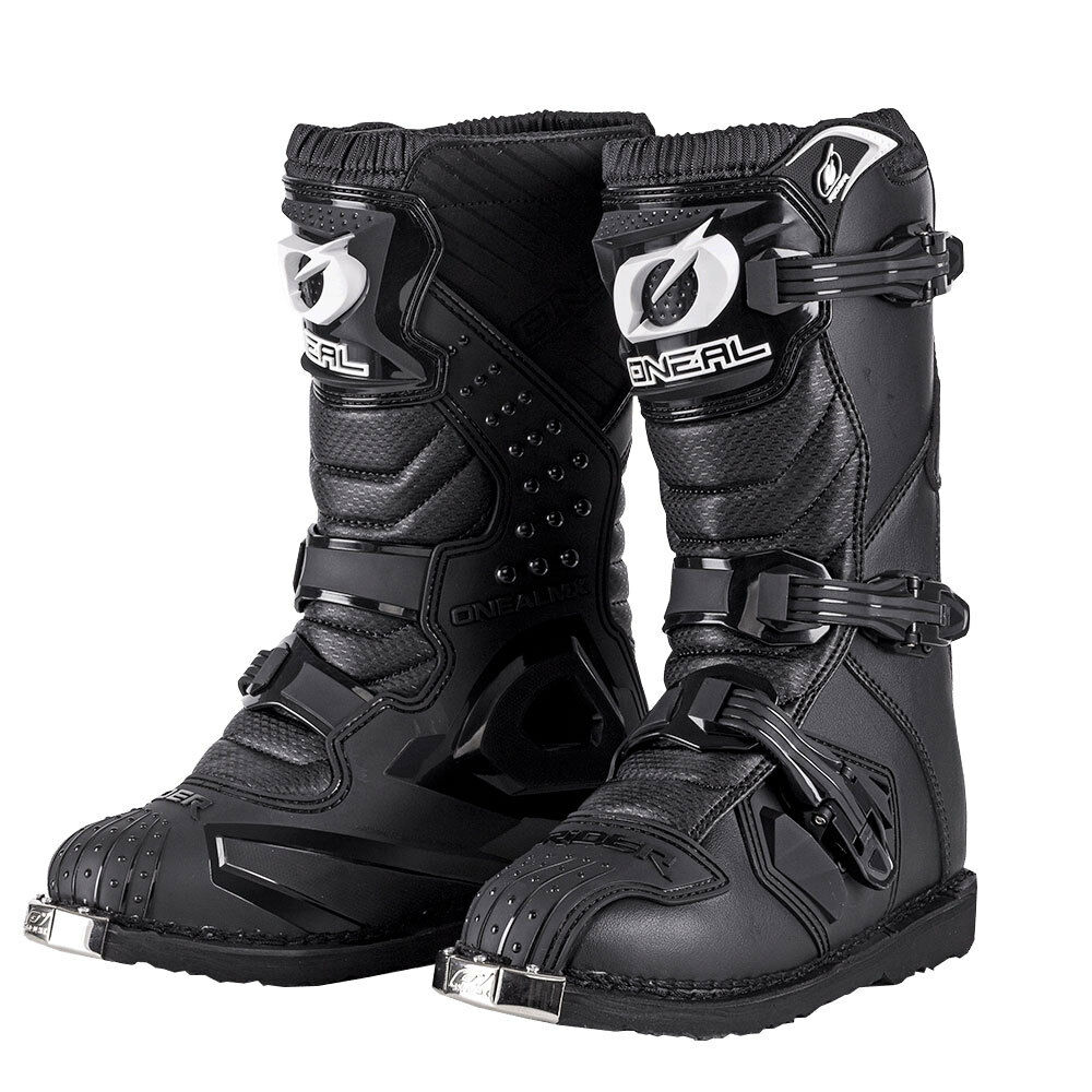 ONEAL Youth Rider Motorcycle BOOTS Black Waterproof Kids