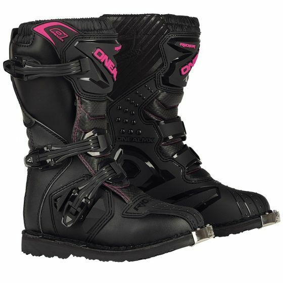 ONEAL Youth Rider Girls BOOTS Black Pink Waterproof Kids *NEW* O’NEAL ...