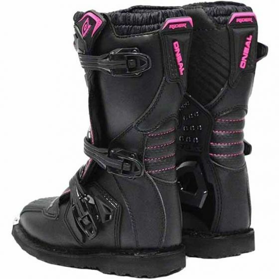 ONEAL Youth Rider Girls BOOTS Black Pink Waterproof Kids *NEW* O’NEAL ...