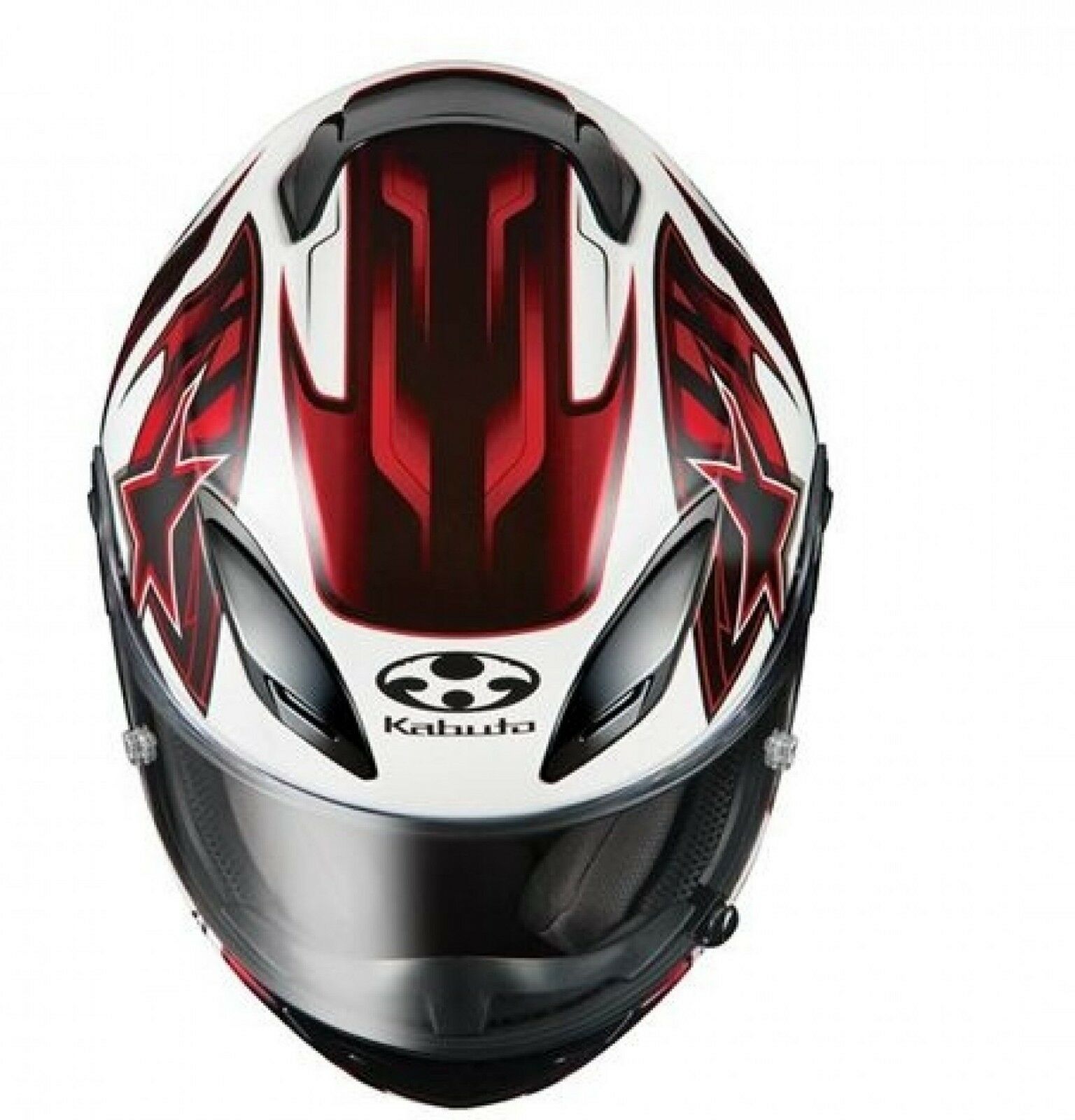 KABUTO AEROBLADE 3 Black White Red Motorcycle HELMET NEW