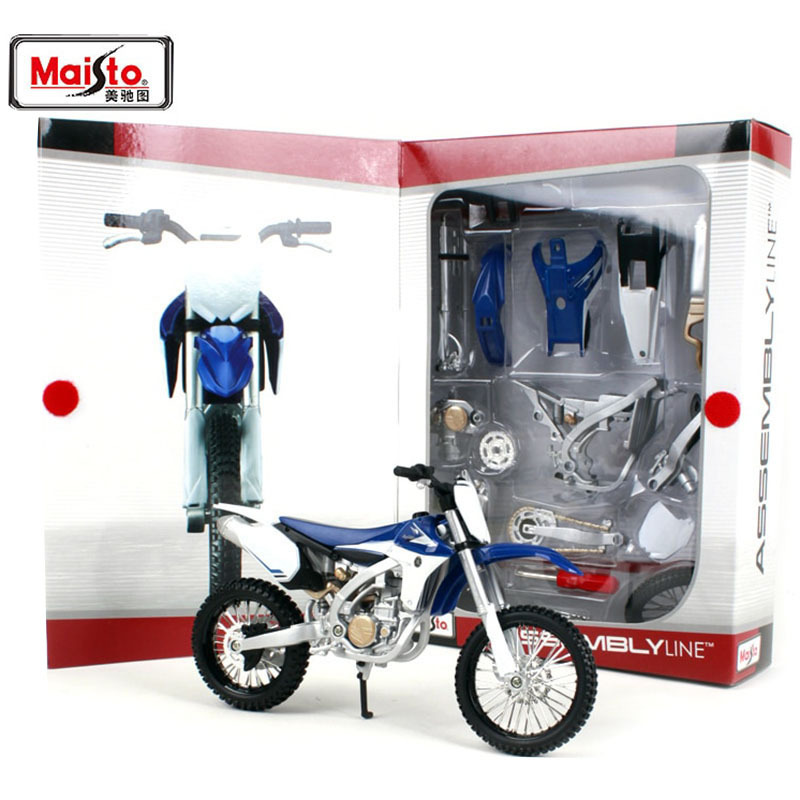 MAISTO Yamaha YZ450F Assembly 1 12 Diecast Toy Model Kit City West Yamaha