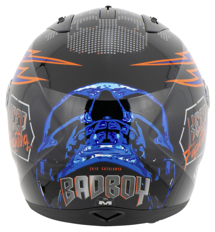 SHARK RIDILL 1.2 Catalan Bad Boy Black/Blue/Orange Motorcycle