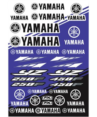 Factory Effex Yamaha Speed Block Premium T-Shirt Navy Blue, XX-Large 