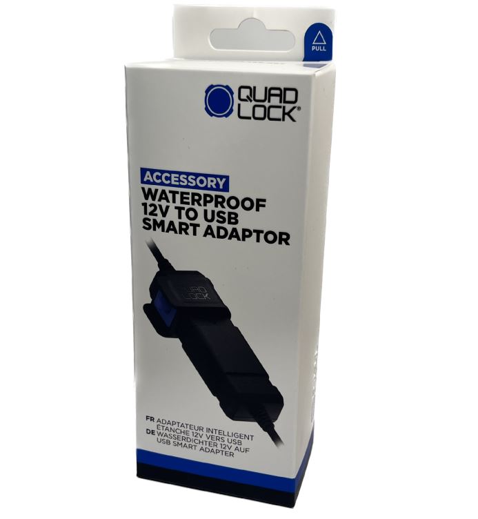 QUAD LOCK Waterproof 12V To USB Smart Adaptor Motorcycle iPhone Samsung -  City West Yamaha